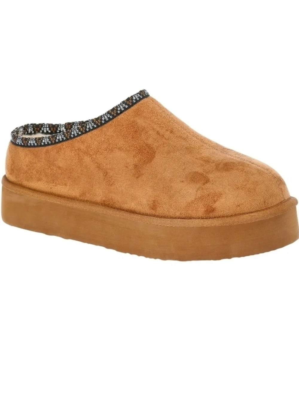 Women’s Tan Suede Slip-On Comfort Mules.   5 - Picture 3 of 6
